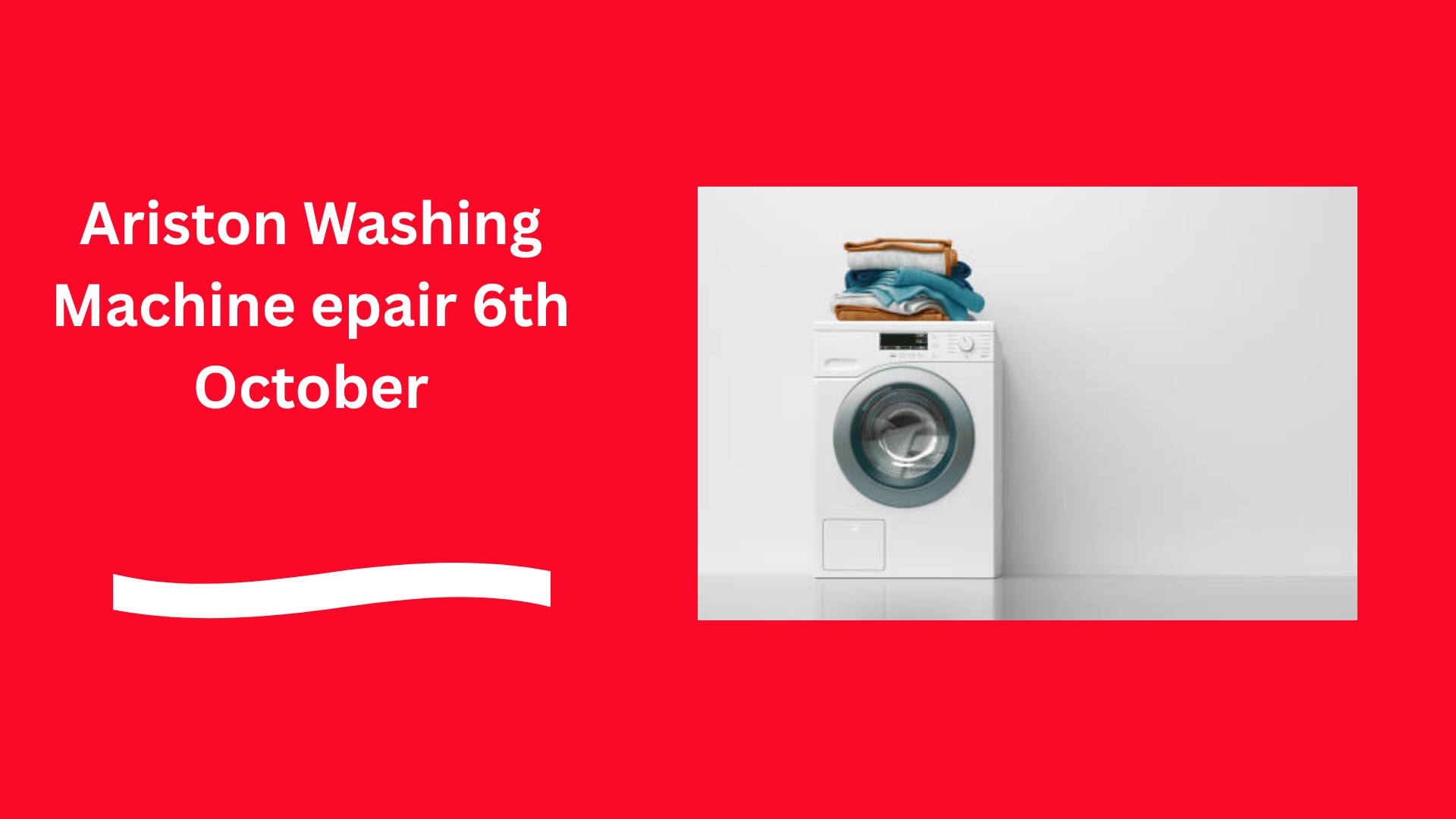 Ariston Washing Machine epair 6th October